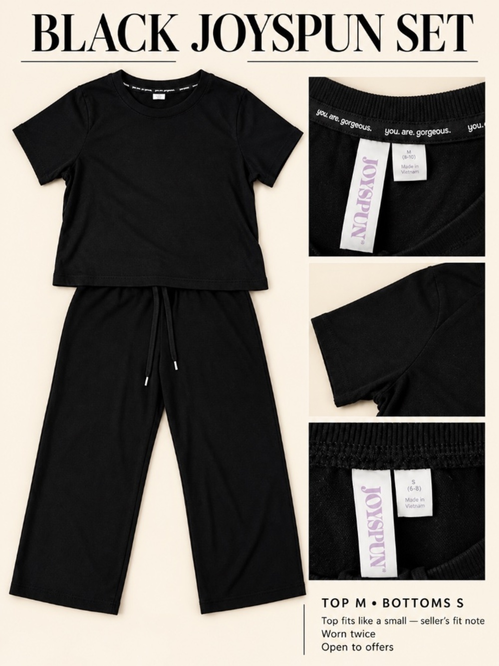 Black Lounge Set